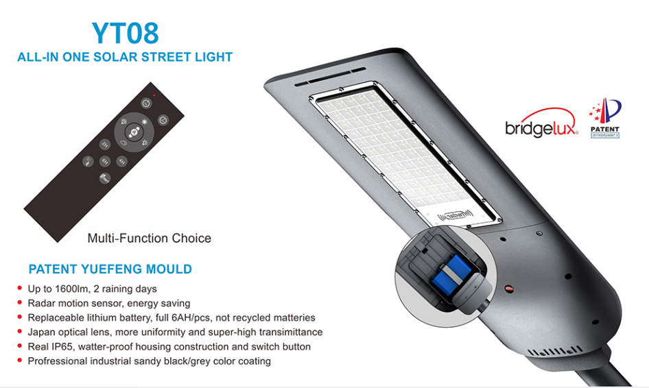 all in one solar street light
